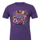 Troop 0226 Floral Isaiah 40:8 Front Design Tee